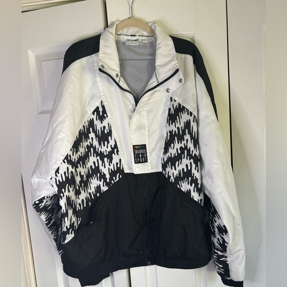 Puma TFS OG AOP Track Jacket Retro Sports Black - Picture 3 of 9